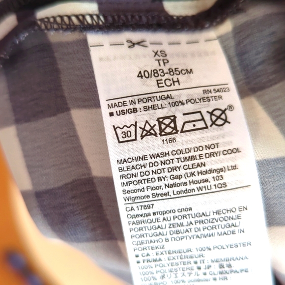 Banana Republic Long Sleeve Off Shoulder Plaid Tunic Top - Size XS - Picture 10 of 10